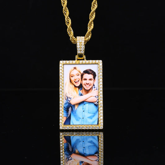 Ice Stone Trendy Elegant 925 Sterling VVS D Moissanite Pendant