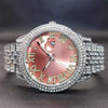 Ice Stone Unique Hip Hop Luxury Pink Green Women’s Watch