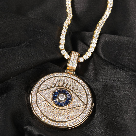 Ice Stone Luxury Hip Hop Custom Picture Pendant Necklace