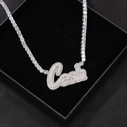 Ice Stone Luxury Iced Out Custom Name Necklace