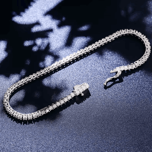 Ice Stone Iced Out VVS Moissanite Tennis Bracelet 5mm-6mm