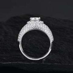 Ice Stone Ice Out Moissanite Hip Hop Ring