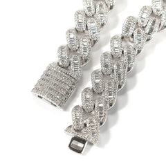 Ice Stone 14mm CZ Baguette Iced Bracelet