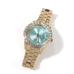 Ice Stone Full Diamond Bling Luxury Quartz Watch