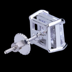 Ice Stone Hip Hop Iced Out 8mm CZ Stud Earrings