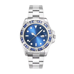 Ice Stone Fashion Colorful CZ Quartz Hip Hop Luminous Watch