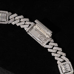 Ice Stone 18mm Iced Unique Cuban Necklace