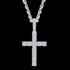 Ice Stone Wholesale Christian 5A Zircon Iced Out Cross Pendant