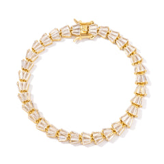 European American Hip Hop Style 6MM Tennis Bracelets Iced Out Full Diamond Micro Insert CZ Tennis Chains