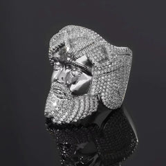 Ice Stone Fashion Iced Out Jesus CZ Ring