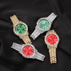 Ice Stone Full Diamond Bling Luxury Quartz Watch