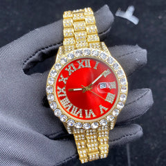 Ice Stone Full Diamond Bling Luxury Quartz Watch