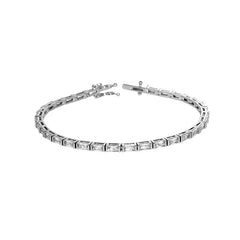 Top Icy 3mm 5mm Tennis Bracelet Gold Plated Prong Pave AAA Cubic Zircon Spring Clasp Iced Out Hip hop Tennis Bracelet