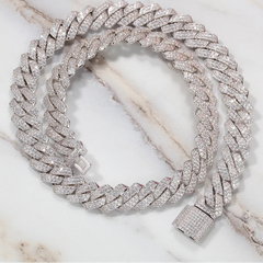 Unique Design New Arrival Full Iced Out Bling Bling Cz Zircon Stone Miami Mens Iced Out Cuban Chain USA Hot Selling Jewelry