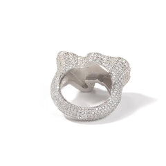 Fashion Custom Letter Ring Silver Gold Jewelry Iced Out Hip Hop Rings For Men Women Platinum 18k Gold Plated