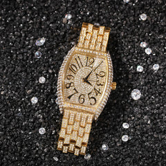 Ice Stone Hip Hop Square Luxury Ice Out Diamond Watch