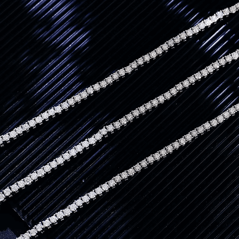 Ice Stone Iced Out VVS Moissanite Tennis Bracelet 5mm-6mm