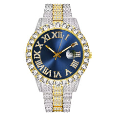 Ice Stone Full Diamond Bling Luxury Quartz Watch
