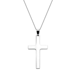 Tarnish Free Stainless Steel Cross Necklace Non-Fading Cross Pendant Hip Hop Jewelry Christian Jewelry for Men and Women