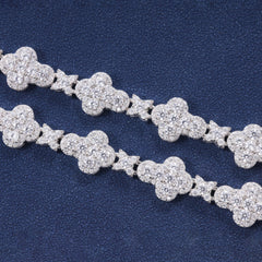 Ice Stone 10.5mm Moissanite Cross Cuban Necklace