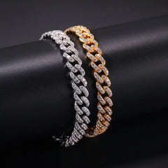 Ice Stone New Arrival 8mm Pink Cuban Link CZ Necklace