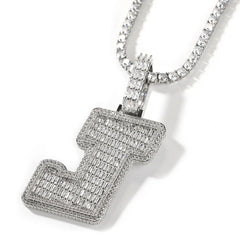 Ice Stone Full 5A Zircon Custom Iced Pendant Necklace