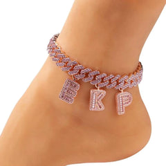 Ice Stone Personalized Name Iced Out Cuban Choker Necklace Bracelet