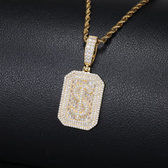 Ice Stone New Arrival Pass Diamond Tester 925 Silver Moissanite Dollar Pendant