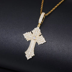 Ice Stone Hip Hop 925 Silver Asscher Cut Moissanite Pendant