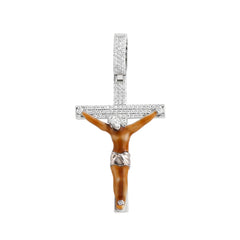 Iced Out Jesus Cross Pendant Jewelry Hot Selling Zircon Cross Pendant Fashion Simple Cross Pendant Necklace Jewelry