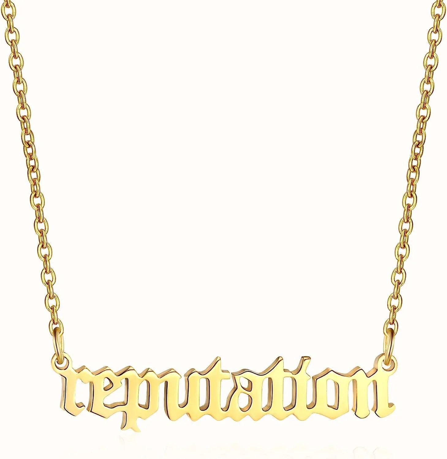 High Quality Gold Plated letter necklace Stainless Steel 14K Custom Name personalised Necklace