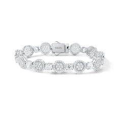Ice Stone New Design Men’s GRA Certified 9mm VVS Moissanite Tennis Bracelet