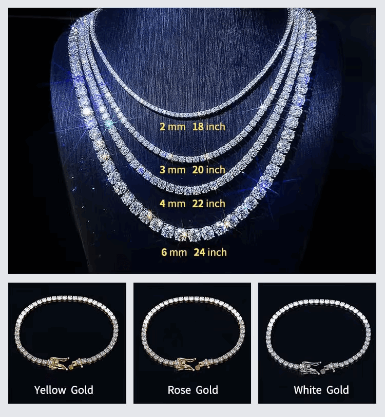 Ice Stone Iced Out VVS Moissanite Tennis Bracelet 5mm-6mm