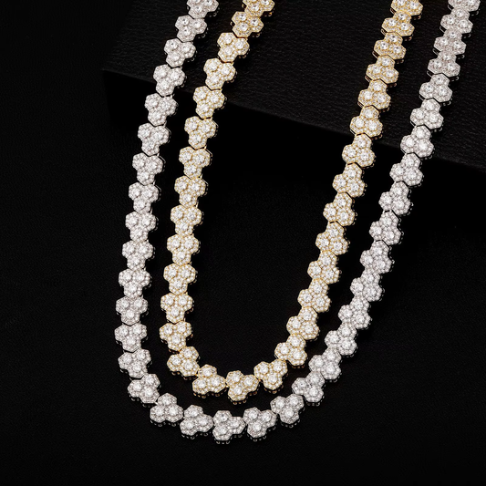 Ice Stone 10mm Mechanical Luxury Iced Out Cuban Chain