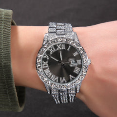 Ice Stone Full Diamond Bling Luxury Quartz Watch