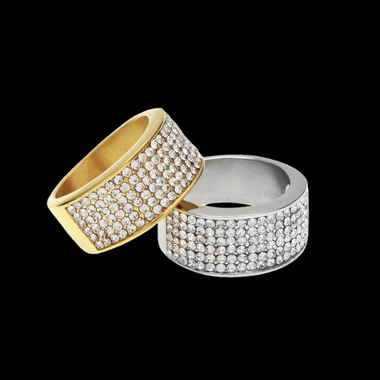 2019 American Wish top fashion elegant gorgeous regular round full rhinestone diamond paved bling hip hop ring iced out ring