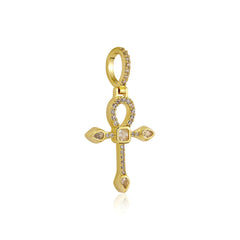 Fine Cross Pave Diamond Pendant Sparkling 5A CZ Cross Pendant Jewelry Hip Hop Cross Pendant Necklace For Women Men Unisex