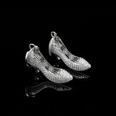 Ice Stone 18K White Gold Plated 925 Silver Diamond Earrings