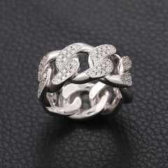 Ice Stone VVS1 D Color Moissanite Showstopper Ring