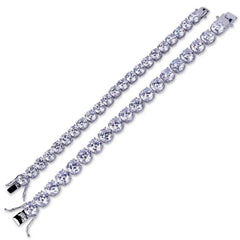 Ice Stone Adjustable Tennis Bracelet for Men Women