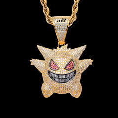 Ice Stone Factory Direct Gold Silver Purple Hollow Out Pendant