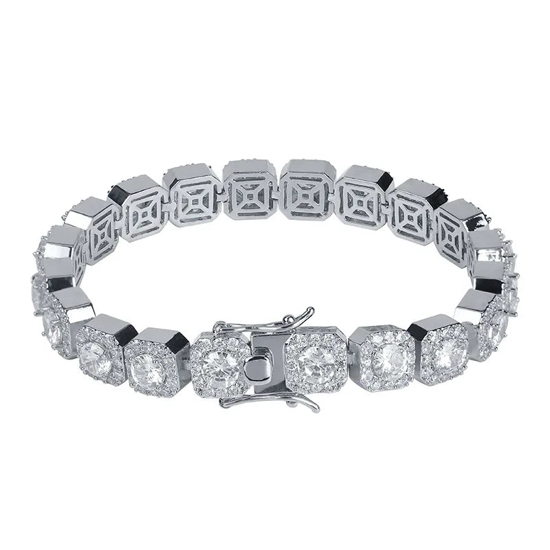 Ice Stone Men’s Tennis Chain CZ Bracelet