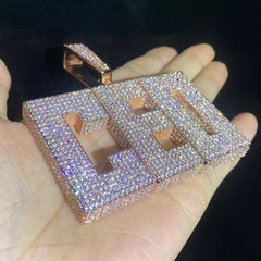 Ice Stone Custom Hip Hop Iced Out Name Pendant Necklace