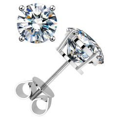 Hip Hop 925 Sterling Silver Jewelry Moissanite Earring Studs Jewelry Women Earrings Women Accessories Earrings