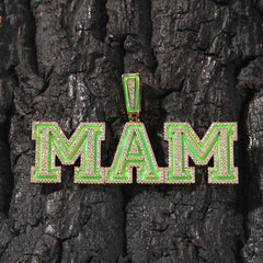 Ice Stone Men’s Hip Hop Iced Out Green Luminous Custom Necklace