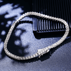 Ice Stone Iced Out VVS Moissanite Tennis Bracelet 5mm-6mm