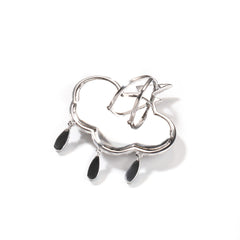 Ice Stone Iced Out Rainy Cloud Necklace