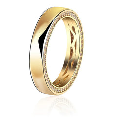 Temperament aaa round crystal Fashion Eternity Promise Ring AAA Zircon Cz 925 Sterling Silver Engagement Wedding ring