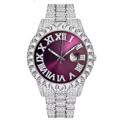 Ice Stone Full Diamond Bling Luxury Quartz Watch