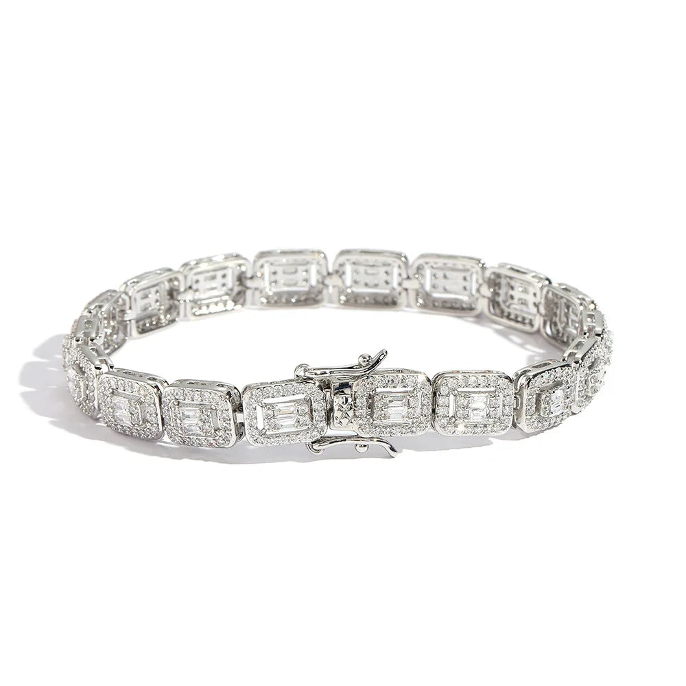 Ice Stone 7mm CZ Hip Hop Bracelet